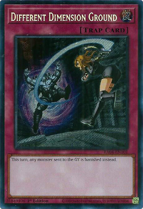 Different Dimension Ground [RA04-EN101] Secret Rare | Good Games Morley