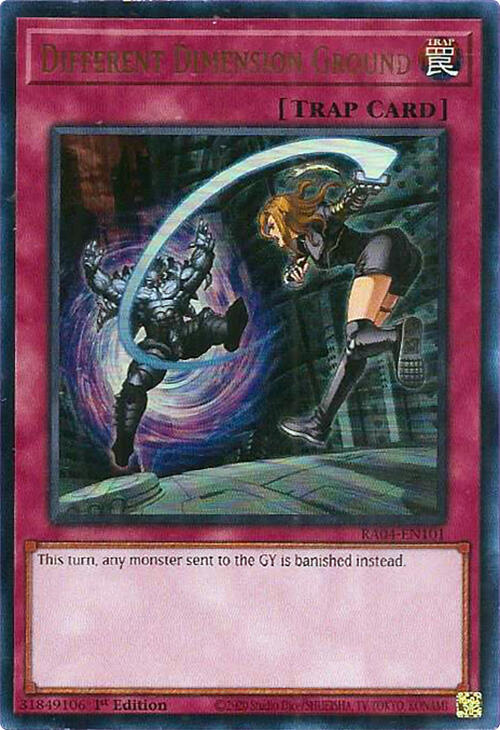 Different Dimension Ground [RA04-EN101] Ultra Rare | Good Games Morley