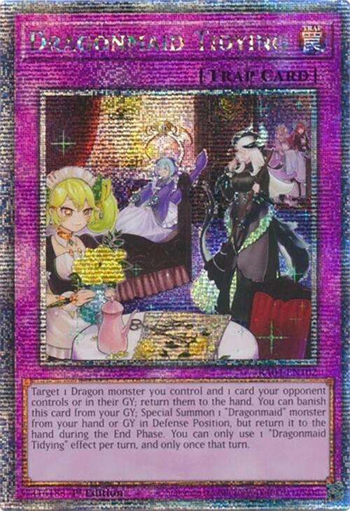 Dragonmaid Tidying [RA04-EN102] Quarter Century Secret Rare | Good Games Morley