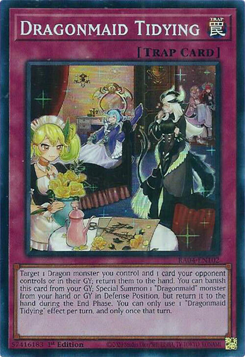 Dragonmaid Tidying [RA04-EN102] Super Rare | Good Games Morley
