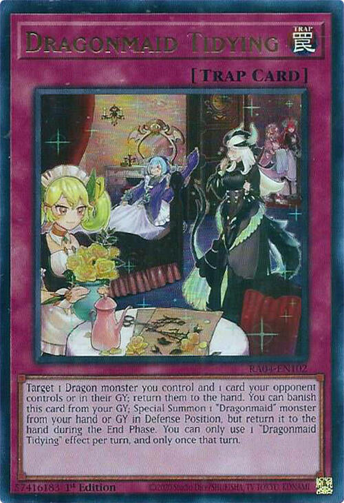 Dragonmaid Tidying [RA04-EN102] Ultra Rare | Good Games Morley