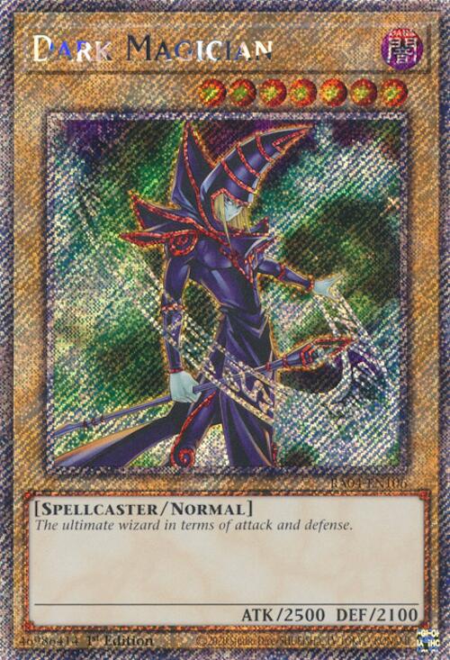 Dark Magician (6th Art) [RA04-EN106] Platinum Secret Rare | Good Games Morley