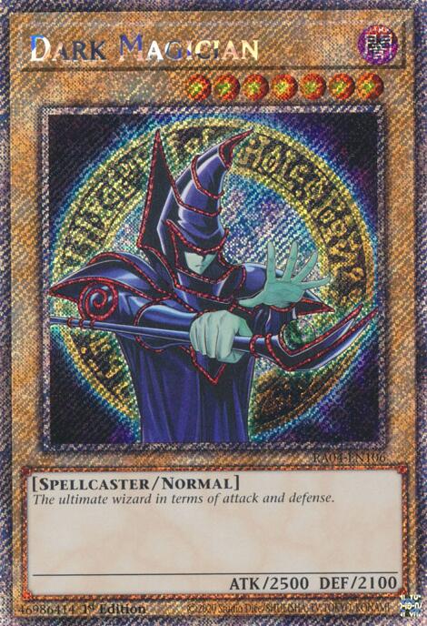 Dark Magician (9th Art) [RA04-EN106] Platinum Secret Rare | Good Games Morley