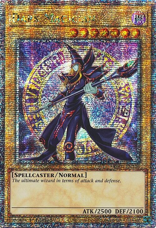 Dark Magician (8th Art) [RA04-EN106] Quarter Century Secret Rare | Good Games Morley
