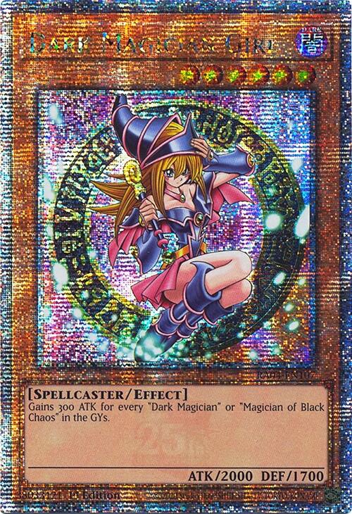 Dark Magician Girl (3rd Art) [RA04-EN107] Quarter Century Secret Rare | Good Games Morley