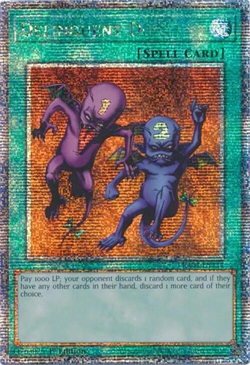 Delinquent Duo [RA04-EN114] Quarter Century Secret Rare | Good Games Morley