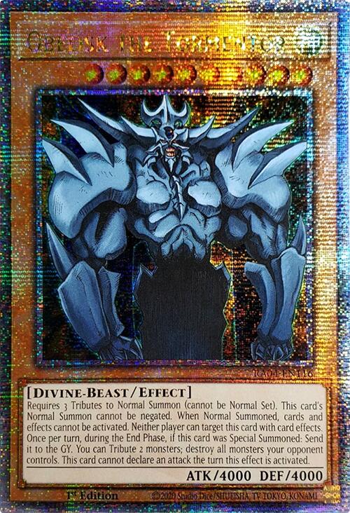 Obelisk the Tormentor [RA04-EN116] Quarter Century Secret Rare | Good Games Morley