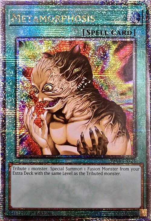 Metamorphosis [RA04-EN123] Quarter Century Secret Rare | Good Games Morley