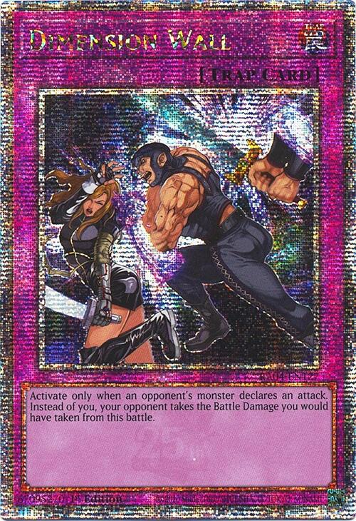 Dimension Wall [RA04-EN127] Quarter Century Secret Rare | Good Games Morley