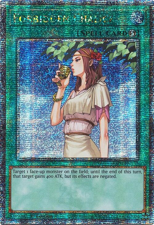 Forbidden Chalice [RA04-EN137] Quarter Century Secret Rare | Good Games Morley