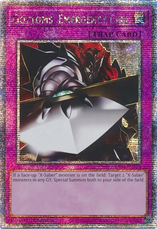 Gottoms' Emergency Call [RA04-EN138] Quarter Century Secret Rare | Good Games Morley