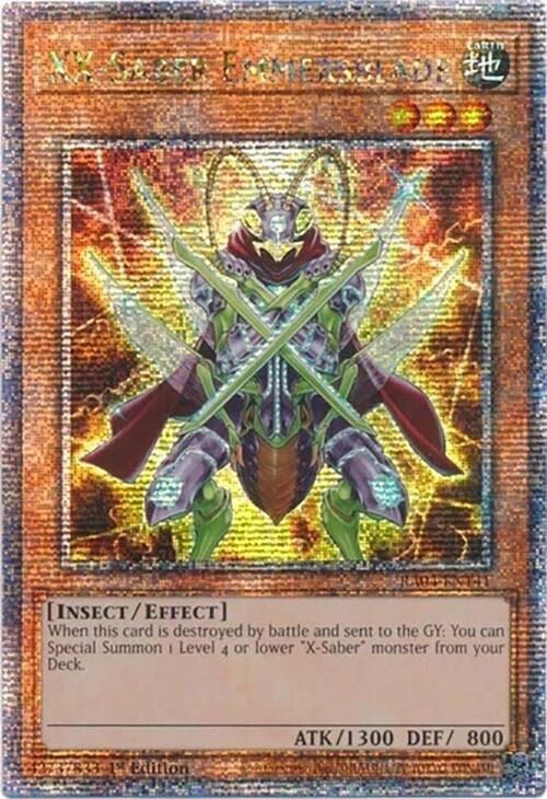 XX-Saber Emmersblade [RA04-EN141] Quarter Century Secret Rare | Good Games Morley