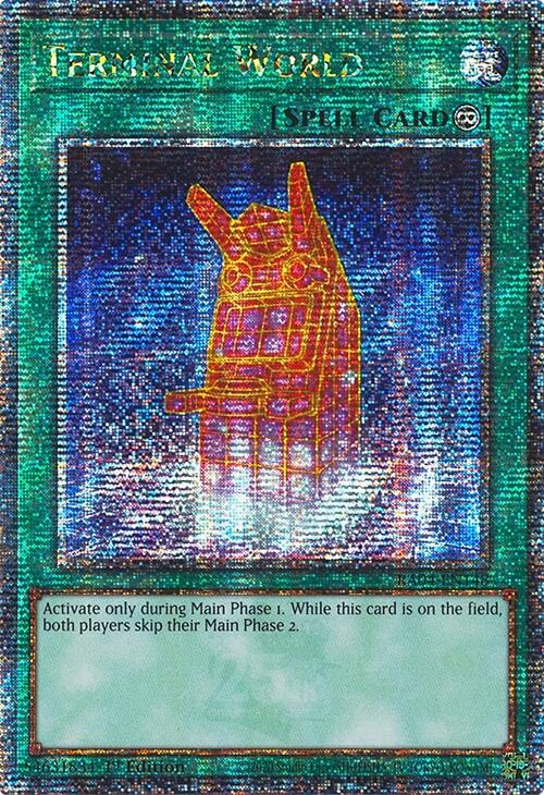 Terminal World [RA04-EN148] Quarter Century Secret Rare | Good Games Morley