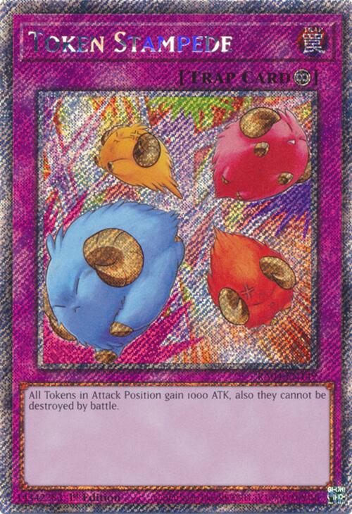 Token Stampede [RA04-EN149] Platinum Secret Rare | Good Games Morley