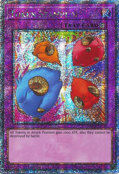 Token Stampede [RA04-EN149] Quarter Century Secret Rare | Good Games Morley