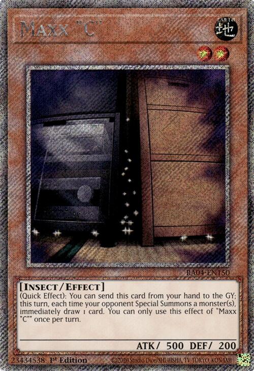 Maxx "C" [RA04-EN150] Platinum Secret Rare | Good Games Morley