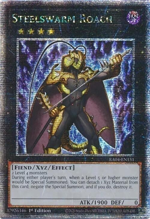 Steelswarm Roach [RA04-EN151] Quarter Century Secret Rare | Good Games Morley