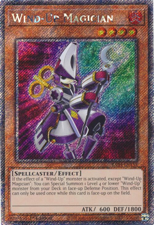 Wind-Up Magician [RA04-EN153] Platinum Secret Rare | Good Games Morley