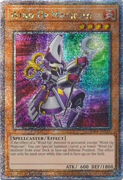 Wind-Up Magician [RA04-EN153] Quarter Century Secret Rare | Good Games Morley