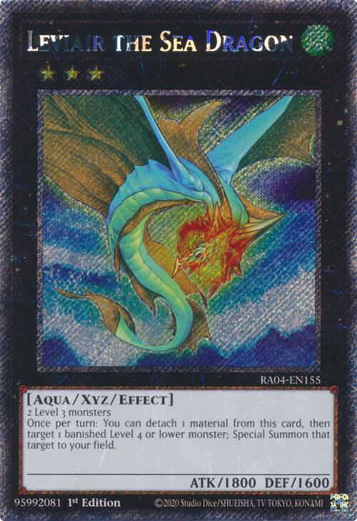 Leviair the Sea Dragon [RA04-EN155] Platinum Secret Rare | Good Games Morley
