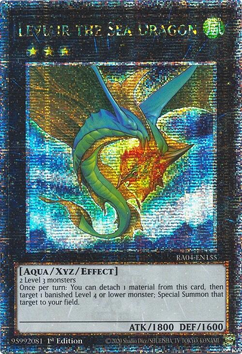 Leviair the Sea Dragon [RA04-EN155] Quarter Century Secret Rare | Good Games Morley