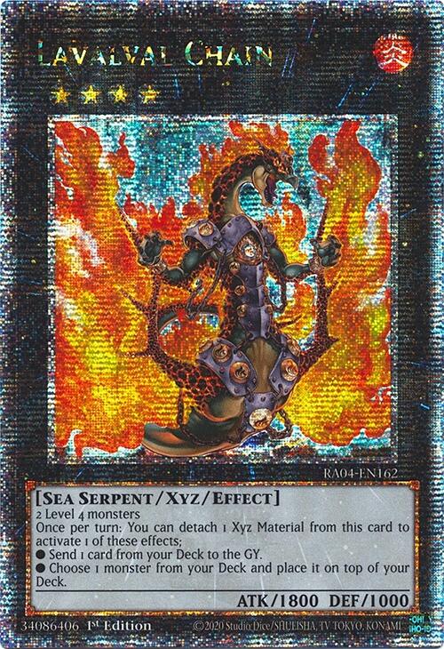 Lavalval Chain [RA04-EN162] Quarter Century Secret Rare | Good Games Morley