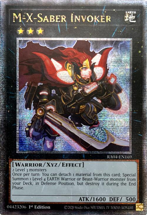 M-X-Saber Invoker [RA04-EN169] Quarter Century Secret Rare | Good Games Morley