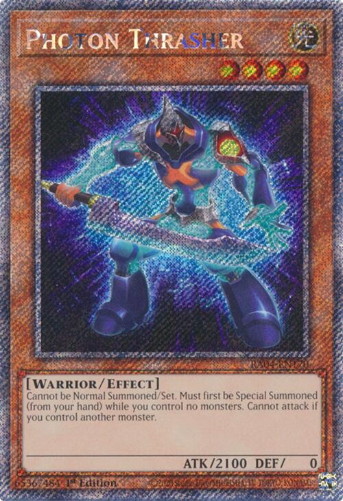 Photon Thrasher [RA04-EN170] Platinum Secret Rare | Good Games Morley