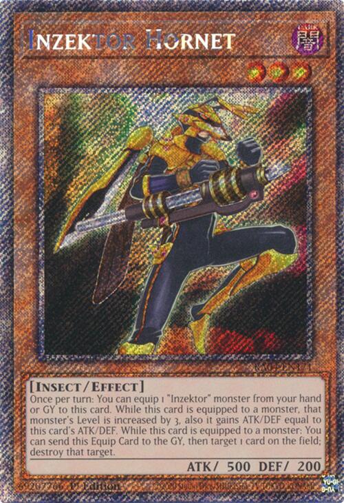 Inzektor Hornet [RA04-EN171] Platinum Secret Rare | Good Games Morley