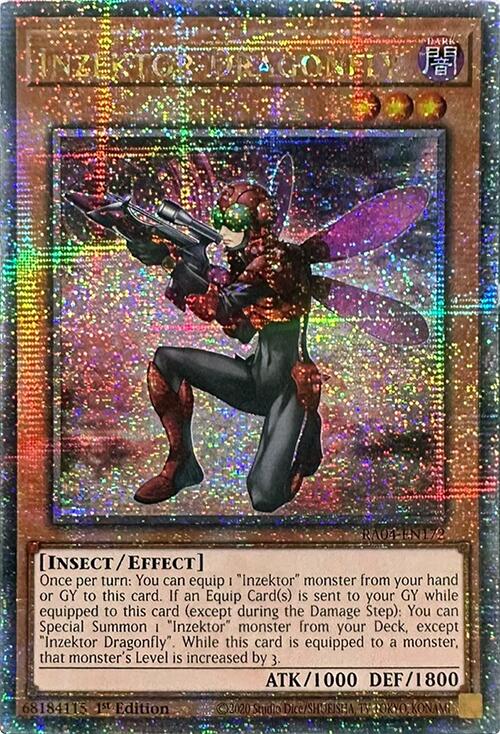 Inzektor Dragonfly [RA04-EN172] Quarter Century Secret Rare | Good Games Morley
