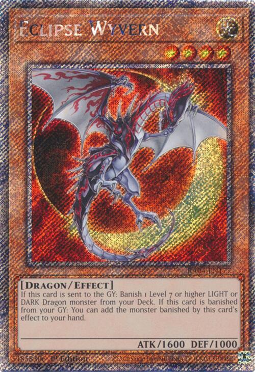 Eclipse Wyvern [RA04-EN177] Platinum Secret Rare | Good Games Morley