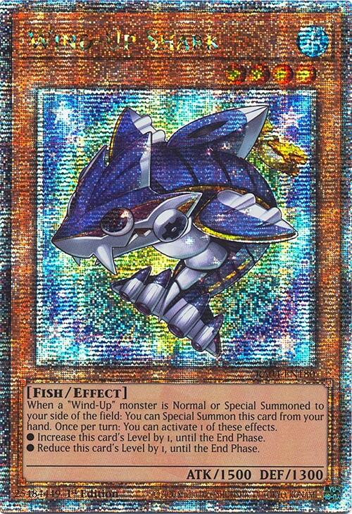 Wind-Up Shark [RA04-EN180] Quarter Century Secret Rare | Good Games Morley