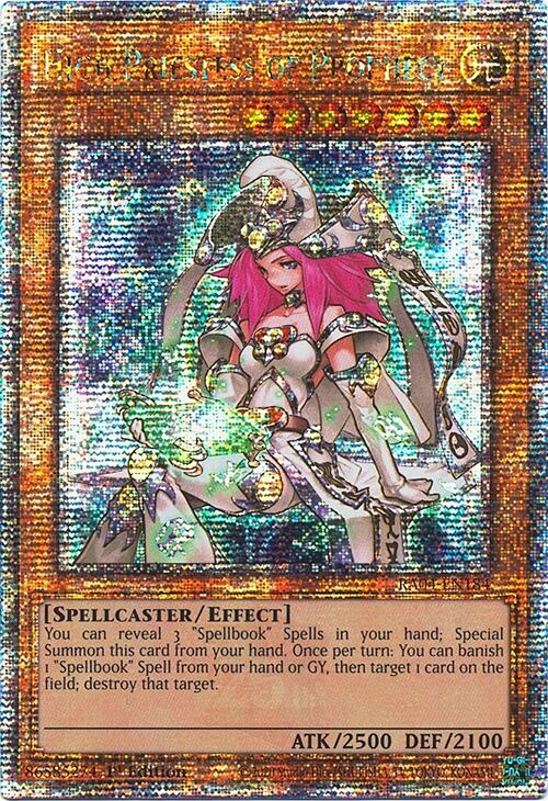 High Priestess of Prophecy [RA04-EN184] Quarter Century Secret Rare | Good Games Morley