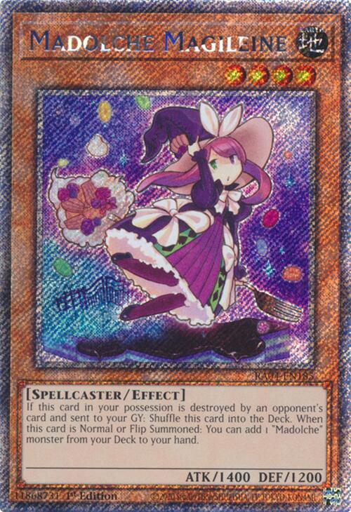 Madolche Magileine [RA04-EN185] Platinum Secret Rare | Good Games Morley