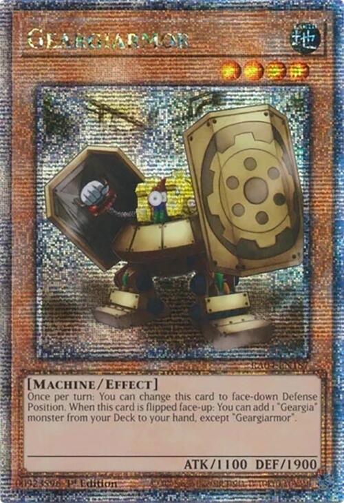 Geargiarmor [RA04-EN187] Quarter Century Secret Rare | Good Games Morley