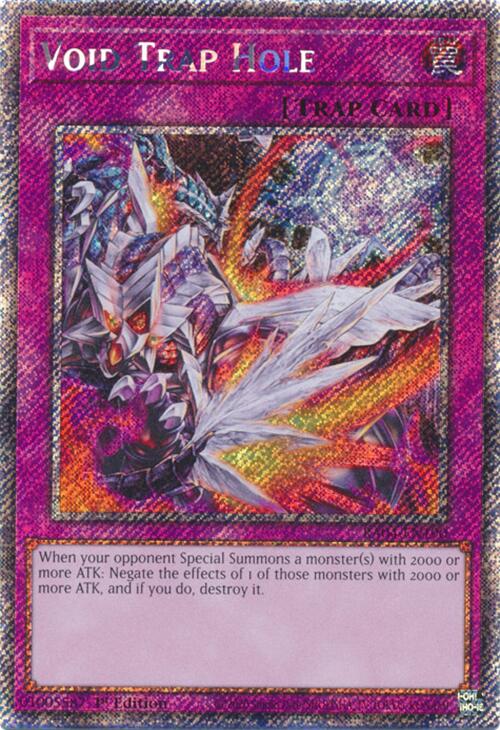 Void Trap Hole [RA04-EN190] Platinum Secret Rare | Good Games Morley