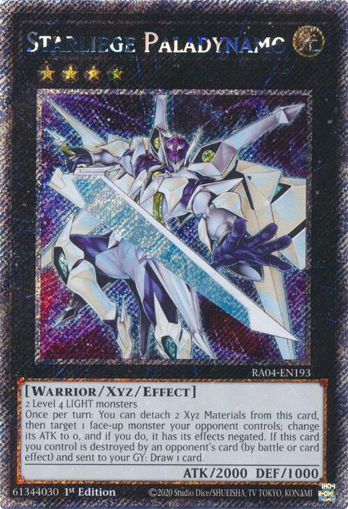 Starliege Paladynamo [RA04-EN193] Platinum Secret Rare | Good Games Morley