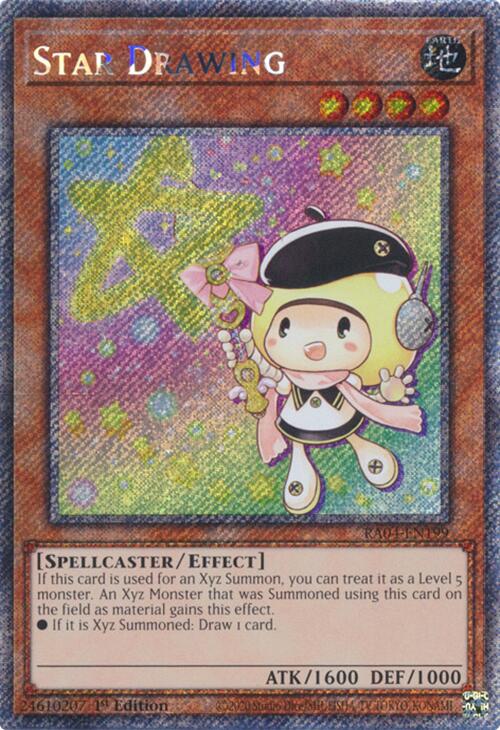 Star Drawing [RA04-EN199] Platinum Secret Rare | Good Games Morley