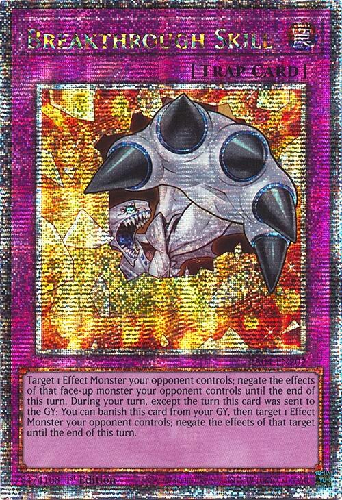 Breakthrough Skill [RA04-EN202] Quarter Century Secret Rare | Good Games Morley