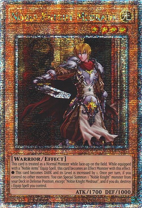 Noble Knight Medraut [RA04-EN205] Quarter Century Secret Rare | Good Games Morley