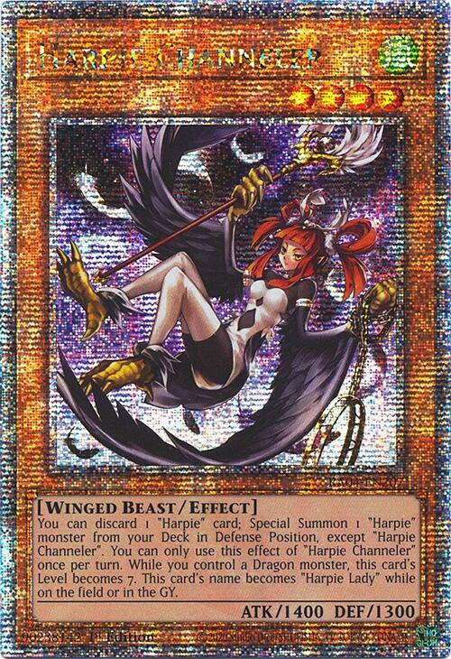 Harpie Channeler [RA04-EN207] Quarter Century Secret Rare | Good Games Morley