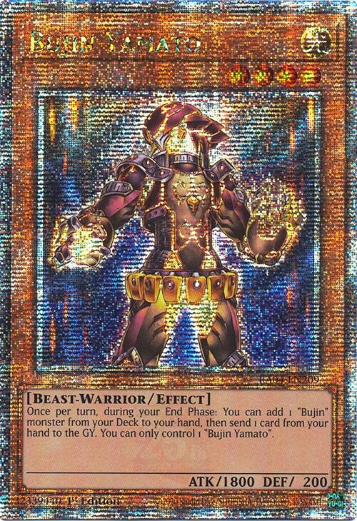 Bujin Yamato [RA04-EN209] Quarter Century Secret Rare | Good Games Morley