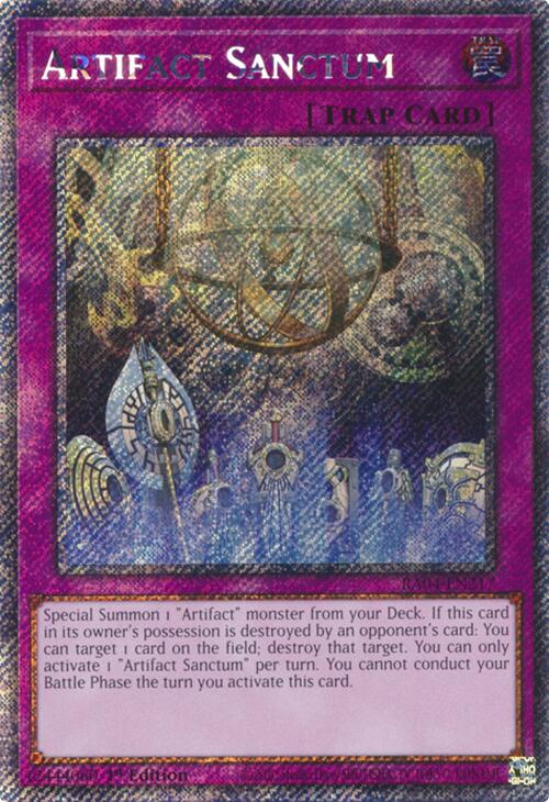 Artifact Sanctum [RA04-EN217] Platinum Secret Rare | Good Games Morley