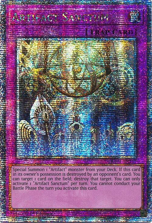 Artifact Sanctum [RA04-EN217] Quarter Century Secret Rare | Good Games Morley