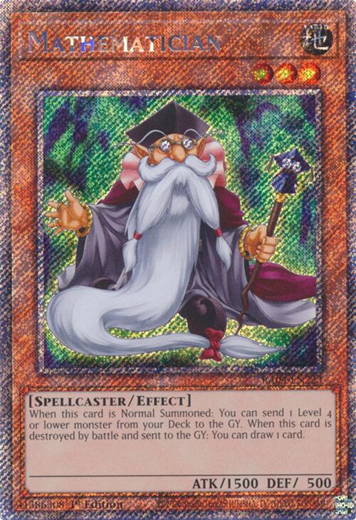 Mathematician [RA04-EN223] Platinum Secret Rare | Good Games Morley