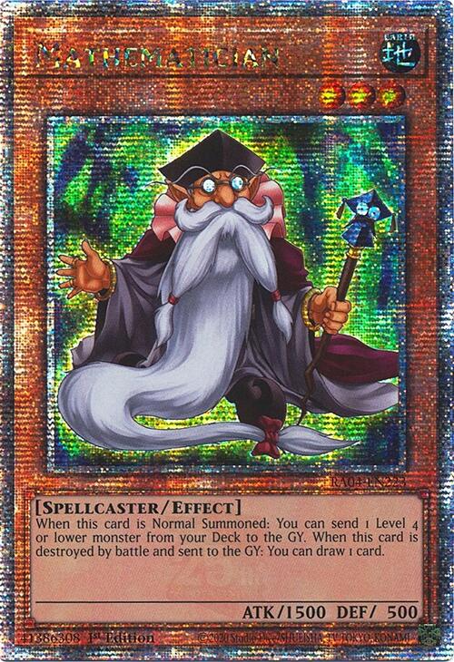 Mathematician [RA04-EN223] Quarter Century Secret Rare | Good Games Morley