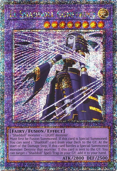 El Shaddoll Construct (Alternate Art) [RA04-EN229] Quarter Century Secret Rare | Good Games Morley