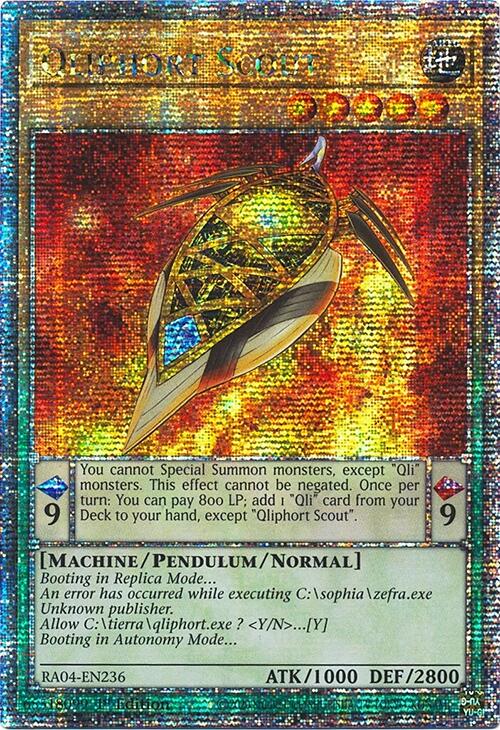 Qliphort Scout [RA04-EN236] Quarter Century Secret Rare | Good Games Morley