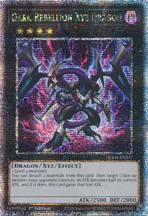 Dark Rebellion Xyz Dragon [RA04-EN237] Quarter Century Secret Rare | Good Games Morley