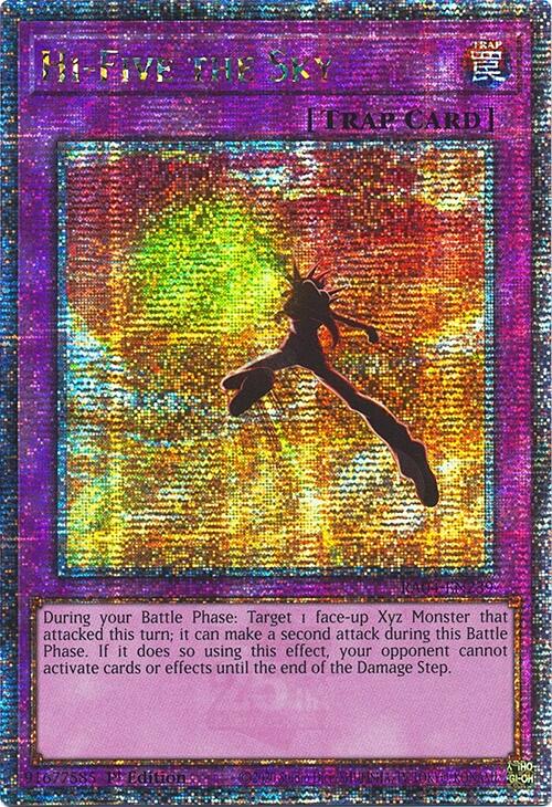 Hi-Five the Sky [RA04-EN239] Quarter Century Secret Rare | Good Games Morley
